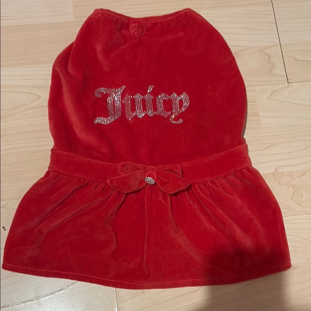 Juicy Couture Red Dog Dress